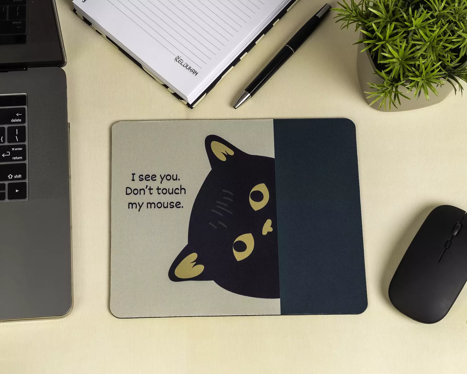I see you mouse pad image