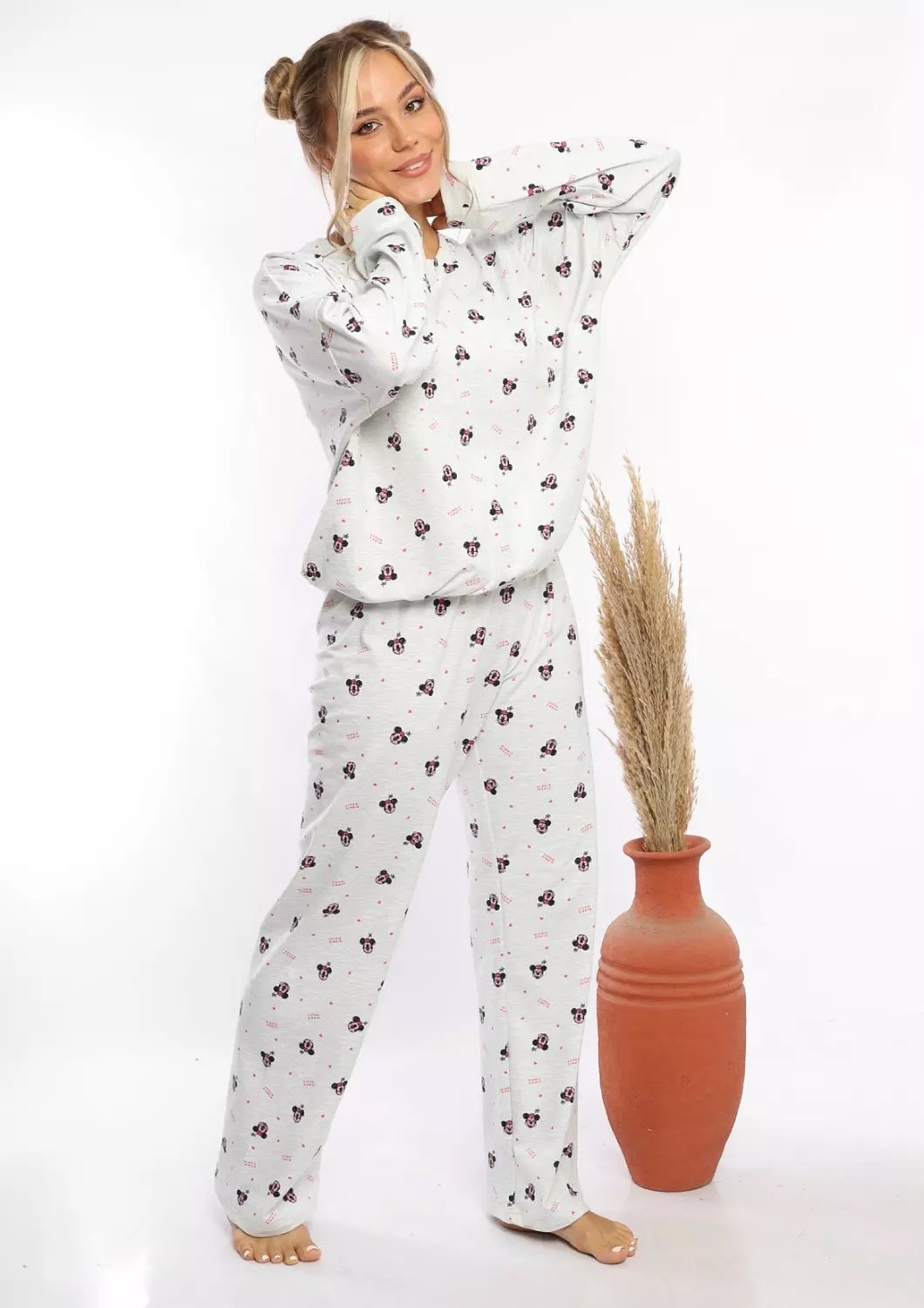 C329 Mickey Lovers pajama set 3