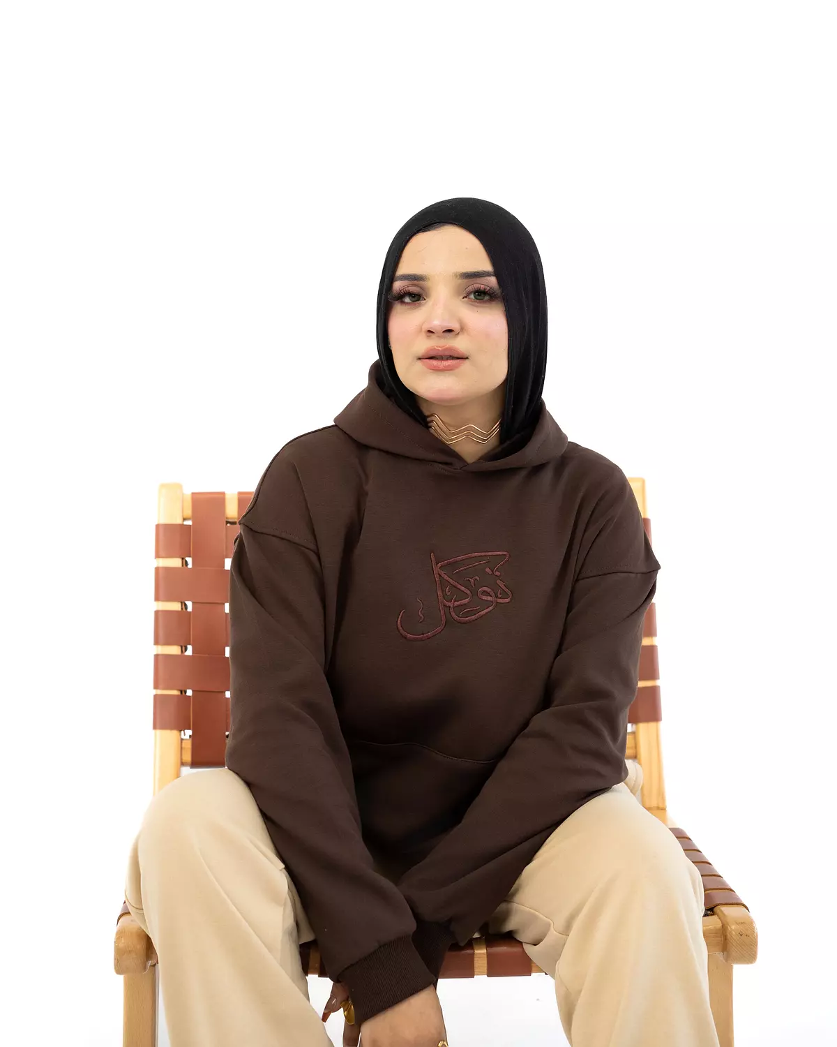 TAWAKKUL Hoodie _ Brown 2