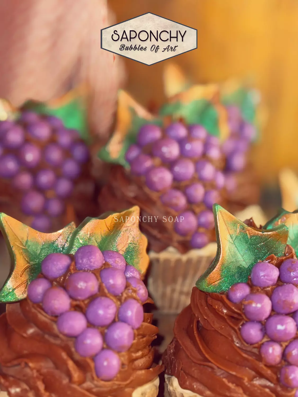 GRAPES-CUPCAKE SOAP 4