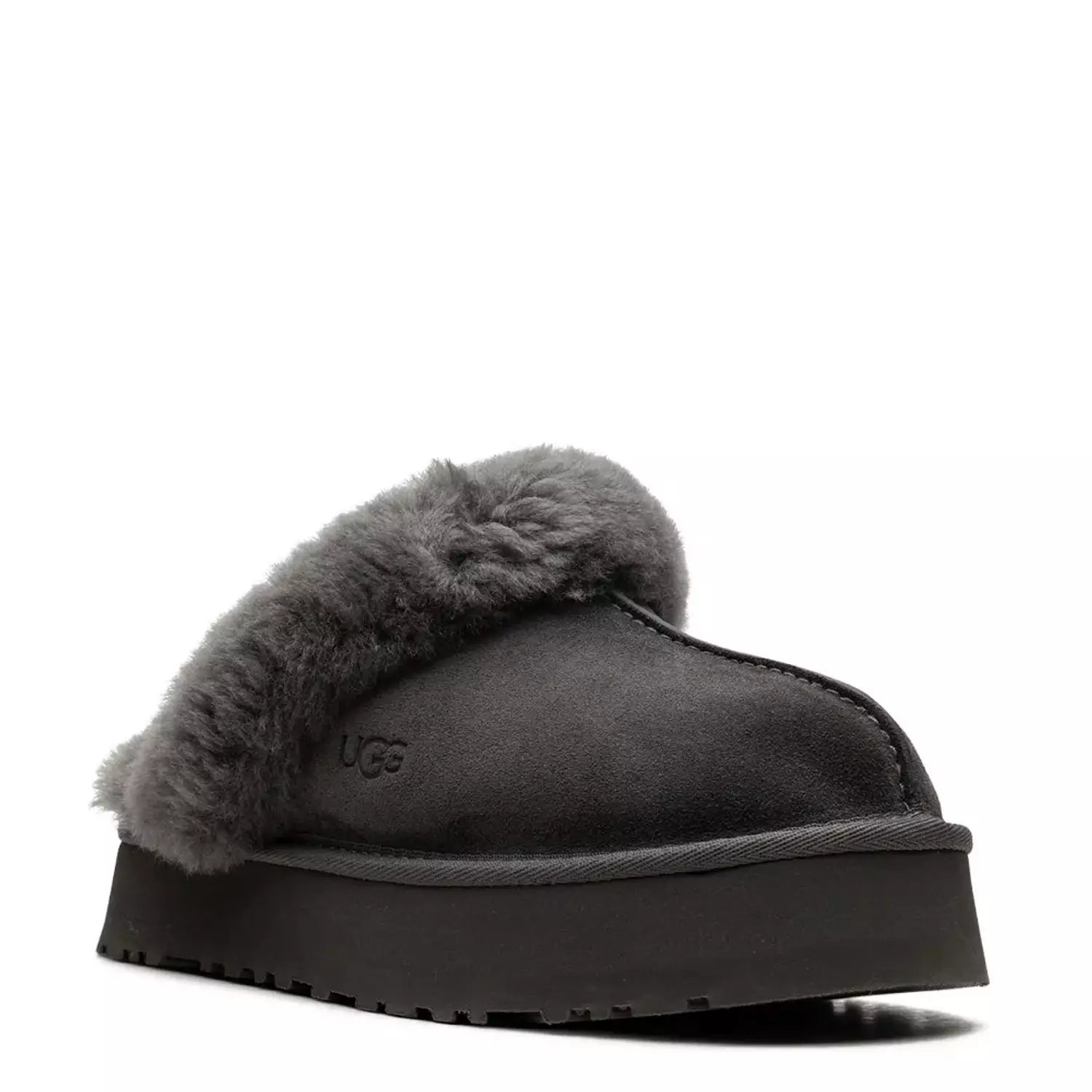 Ugg Disquette shearling platform slippers hover image