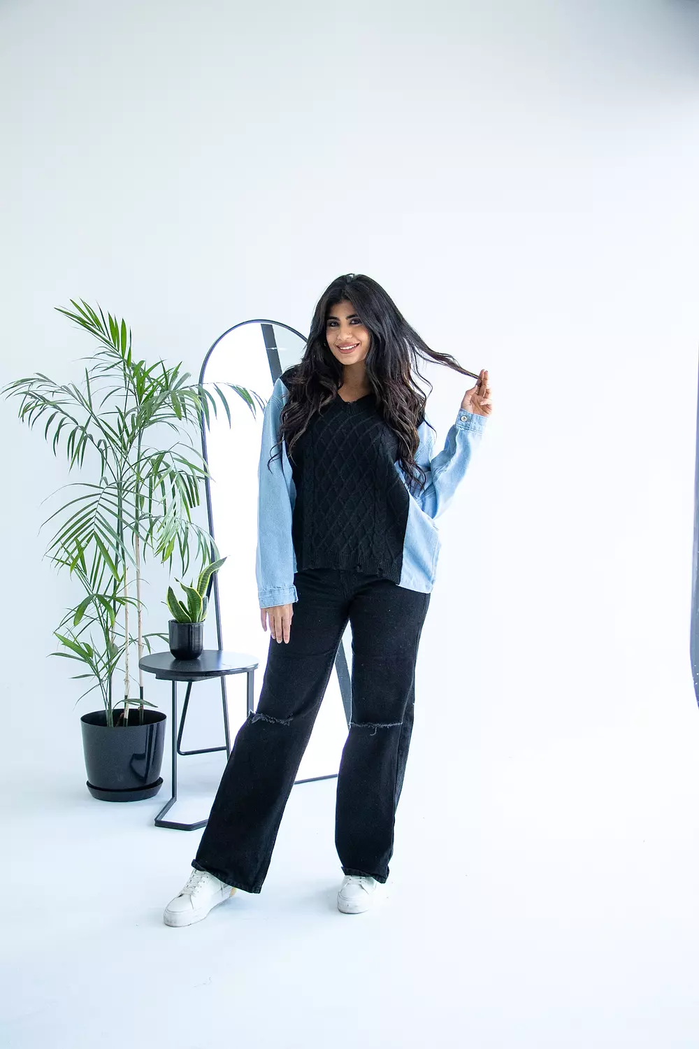 Wool and jeans shirt 4