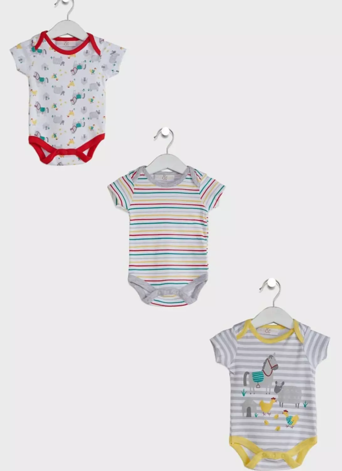 3-pcs pack half sleeve jumpsuit for boys image