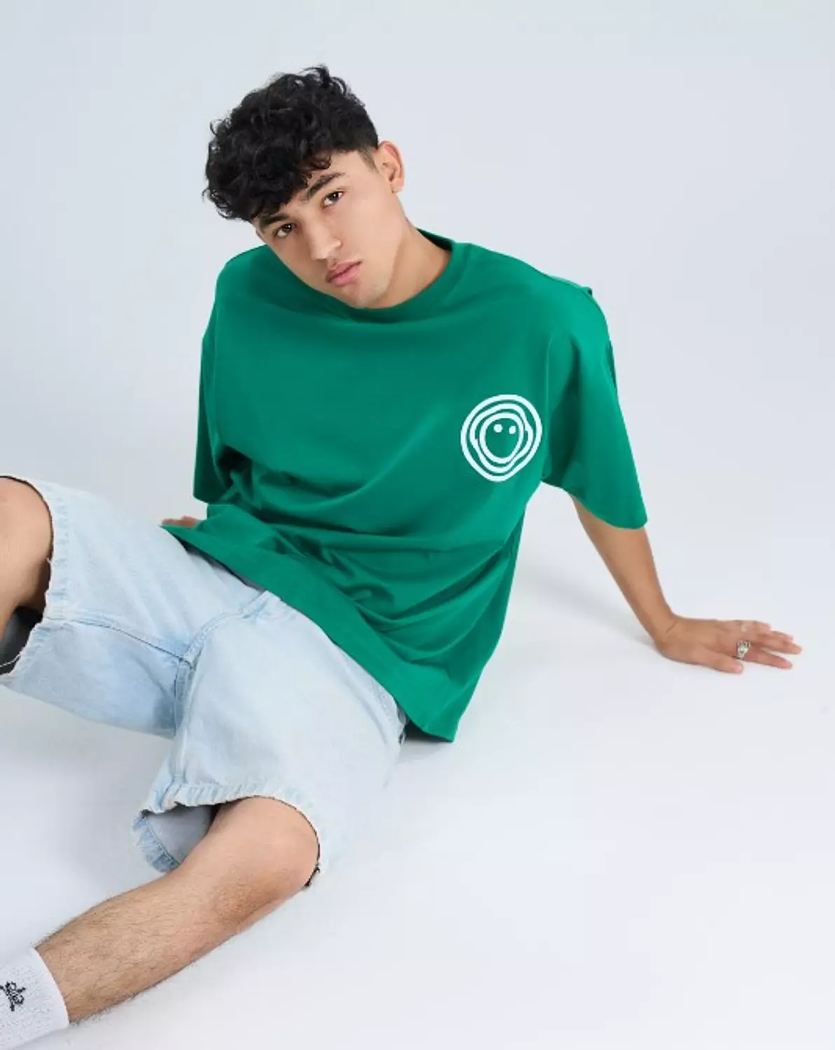 Oversized green tshirt hover image