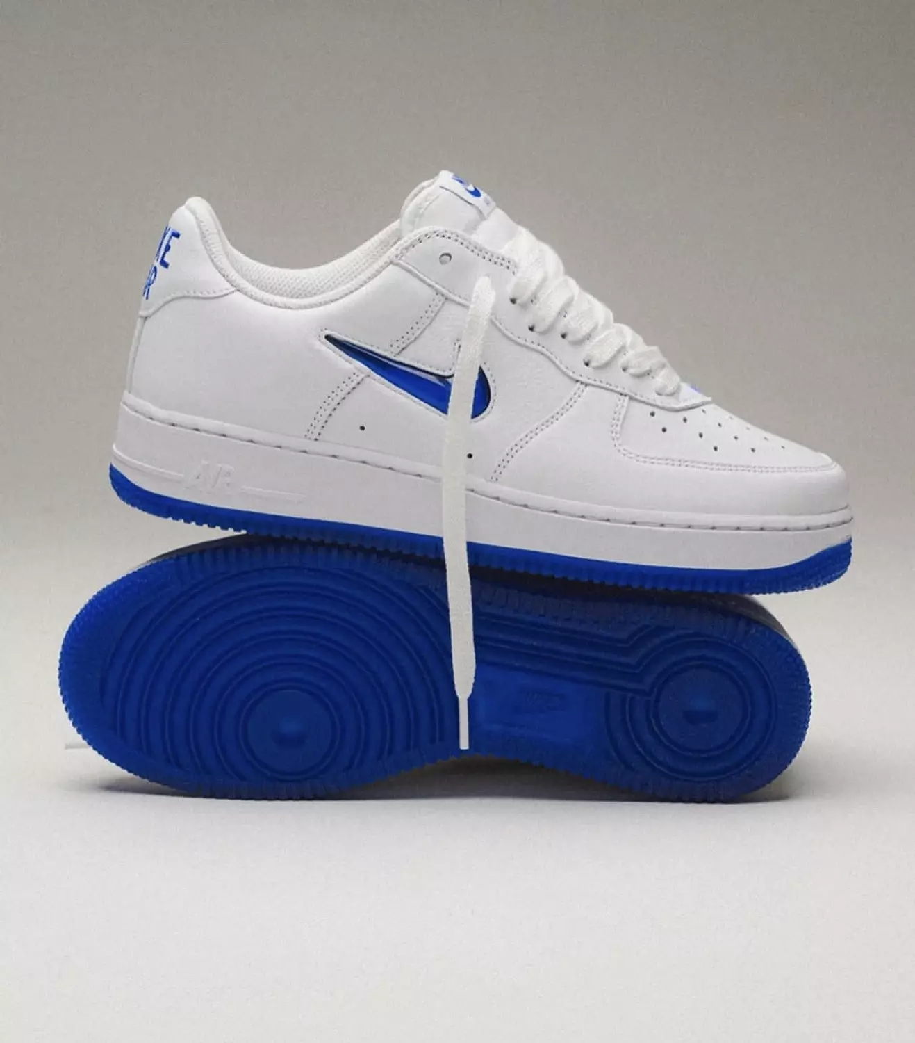 Air Force 1 Jewel 'Color of the Month - White Hyper Royal' 9