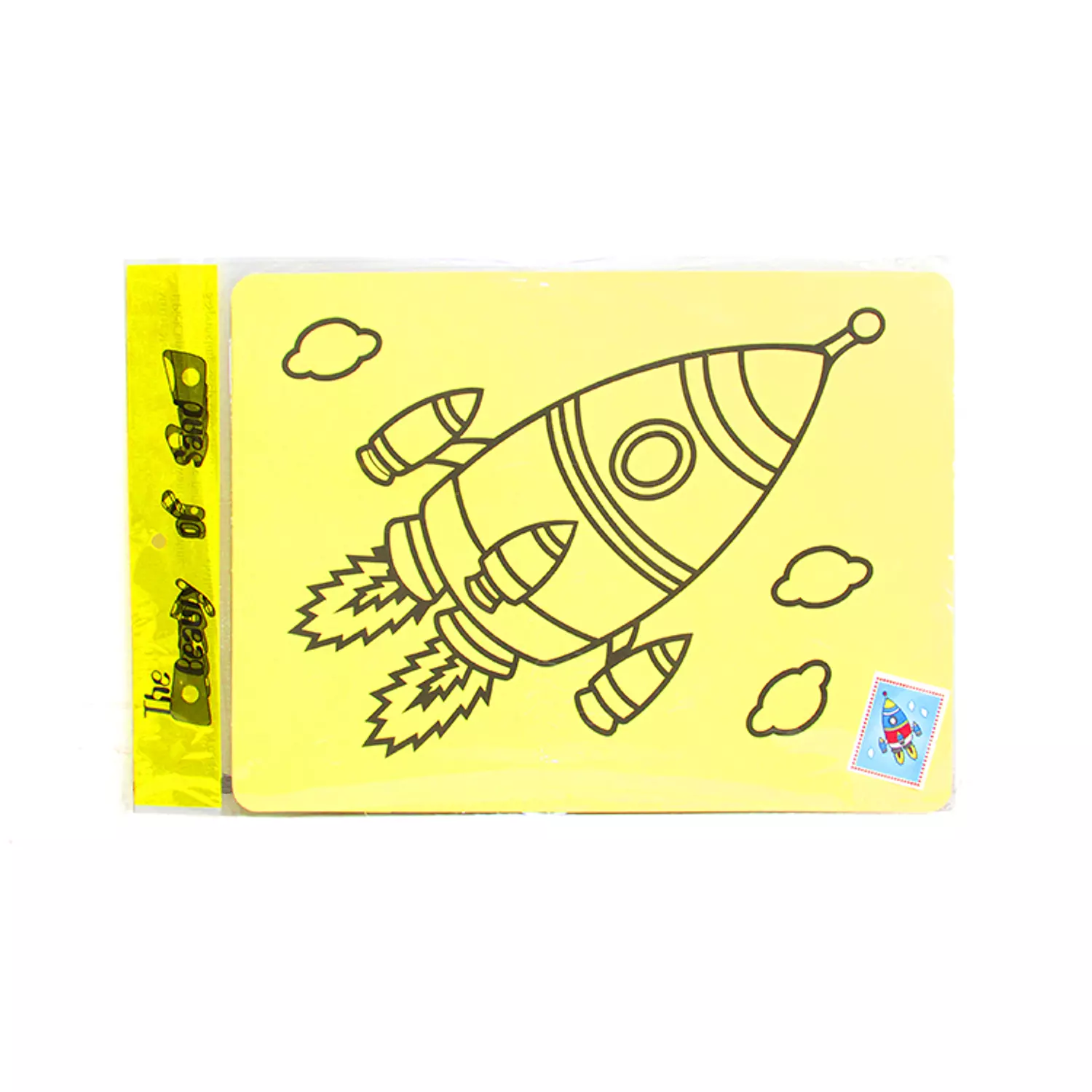 Sand coloring sheet A4 14