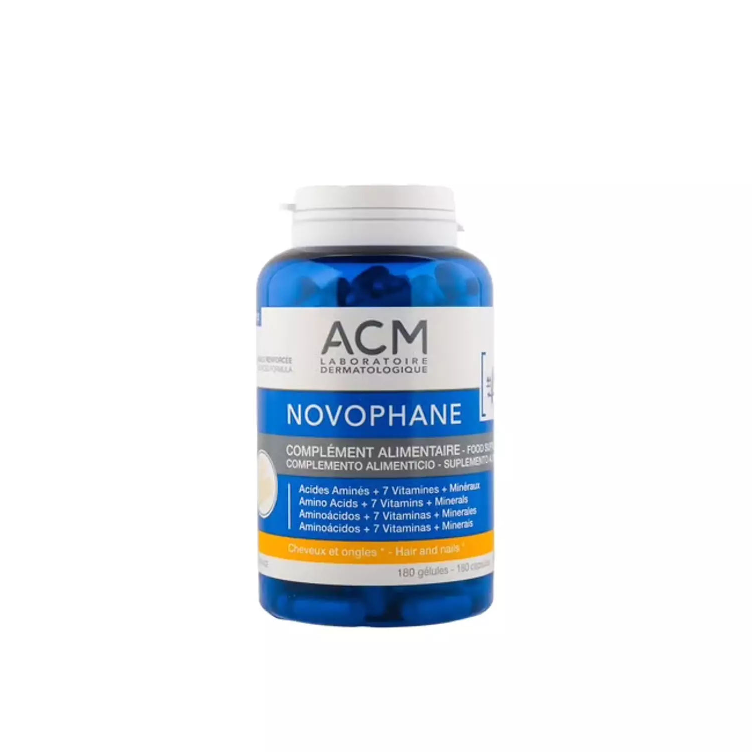 ACM Laboratoire Novophane Hair & Nails Food Supplement Capsules Hair Loss x180  image