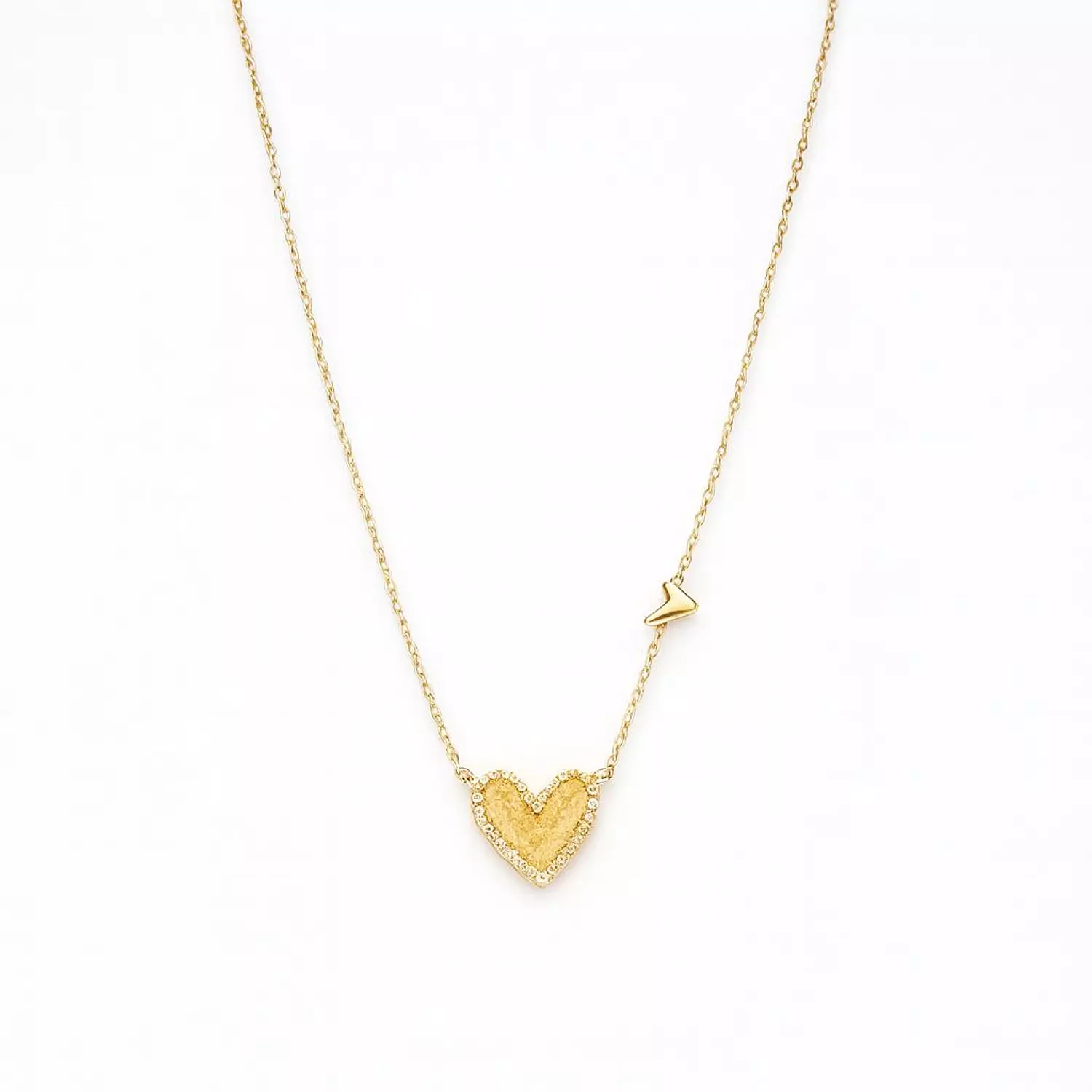  Silver Necklace Heart 1