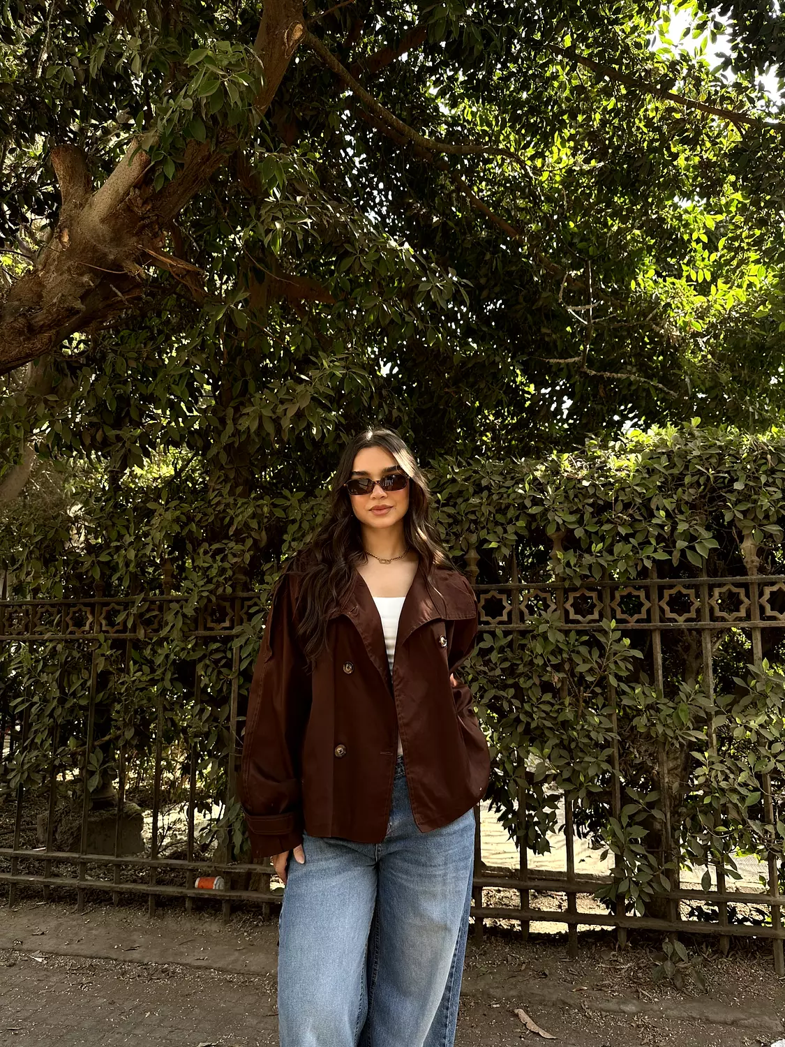 Cropped Trench Coat 39