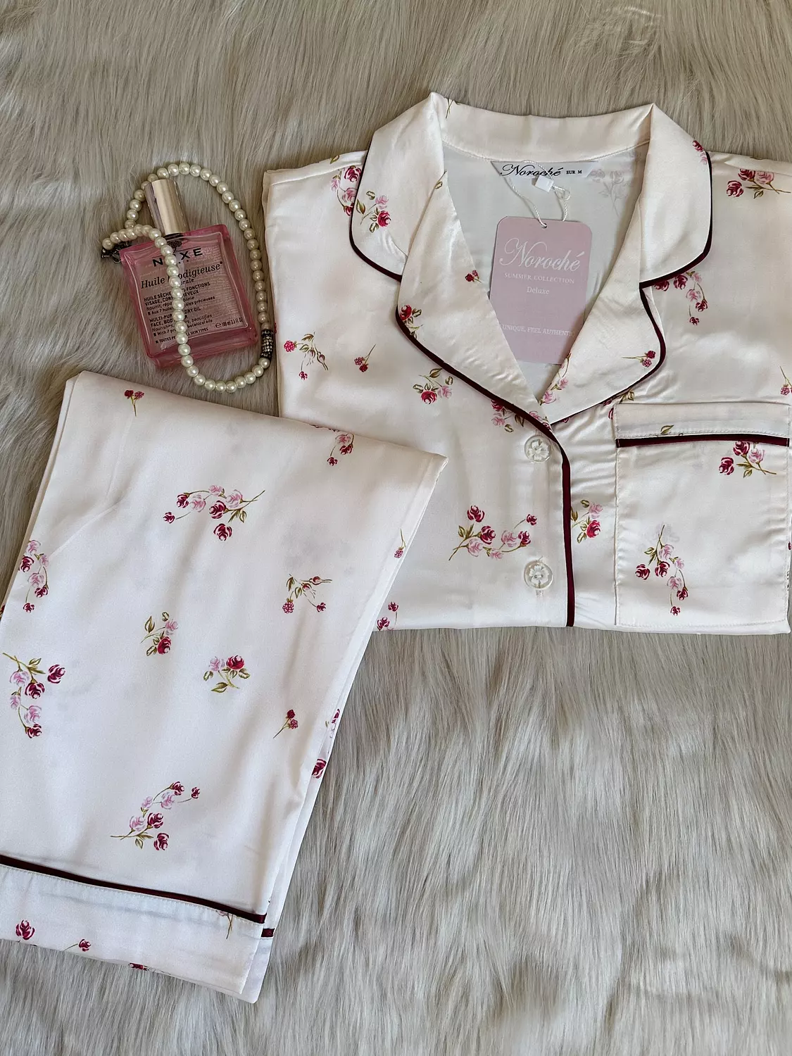Berry Blossom Turkish Pure Silk PJ image