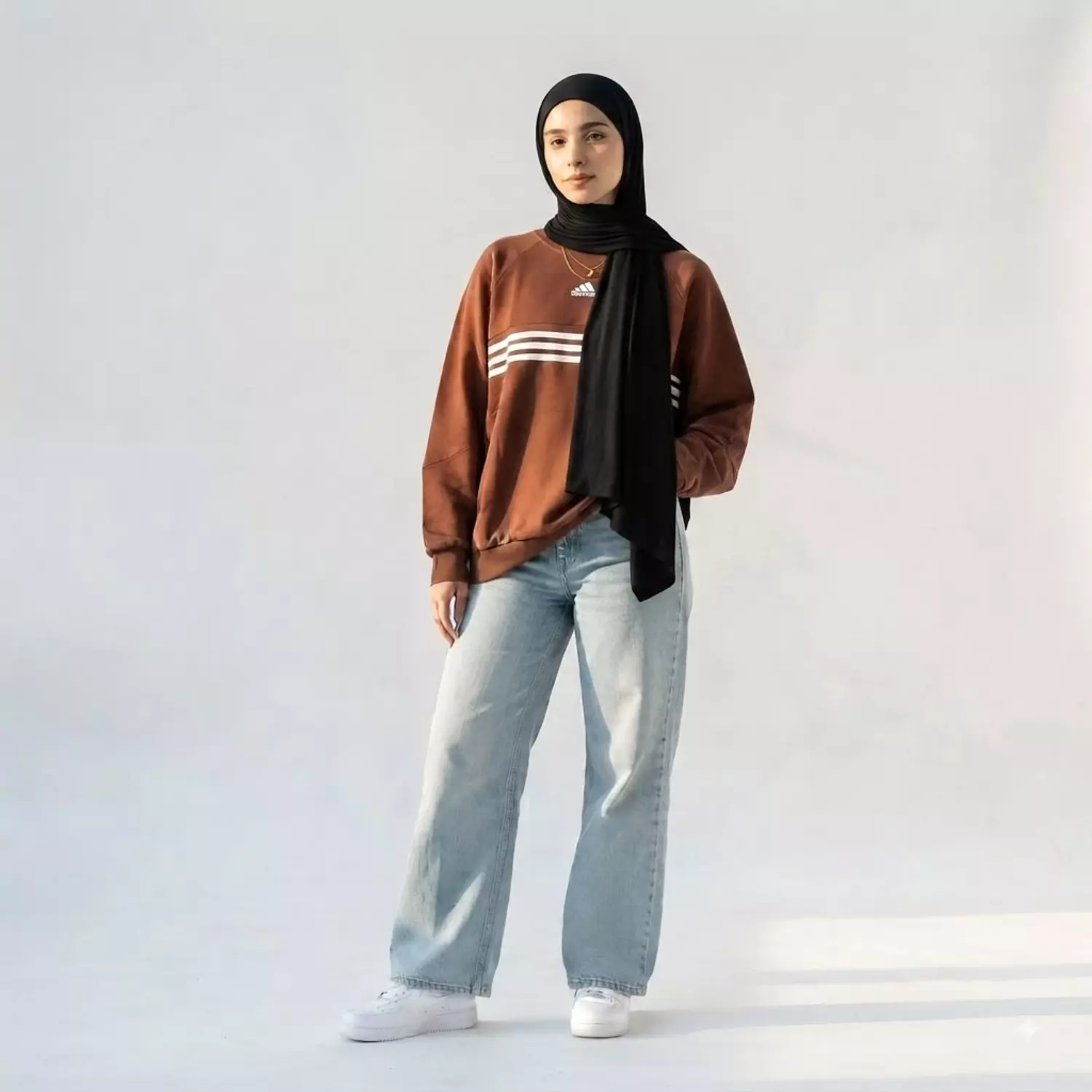 Oversized Striped Crewneck 3
