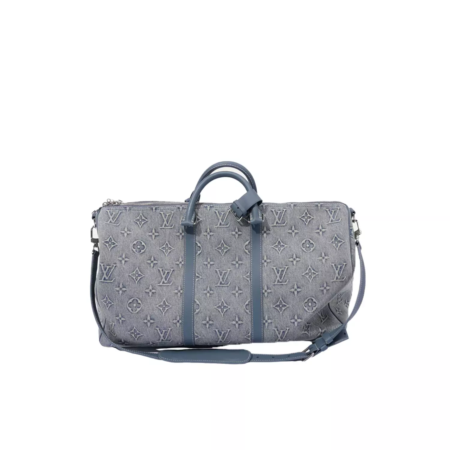 Louis Vuitton Monogram Denim Keepall Bandouliere hover image