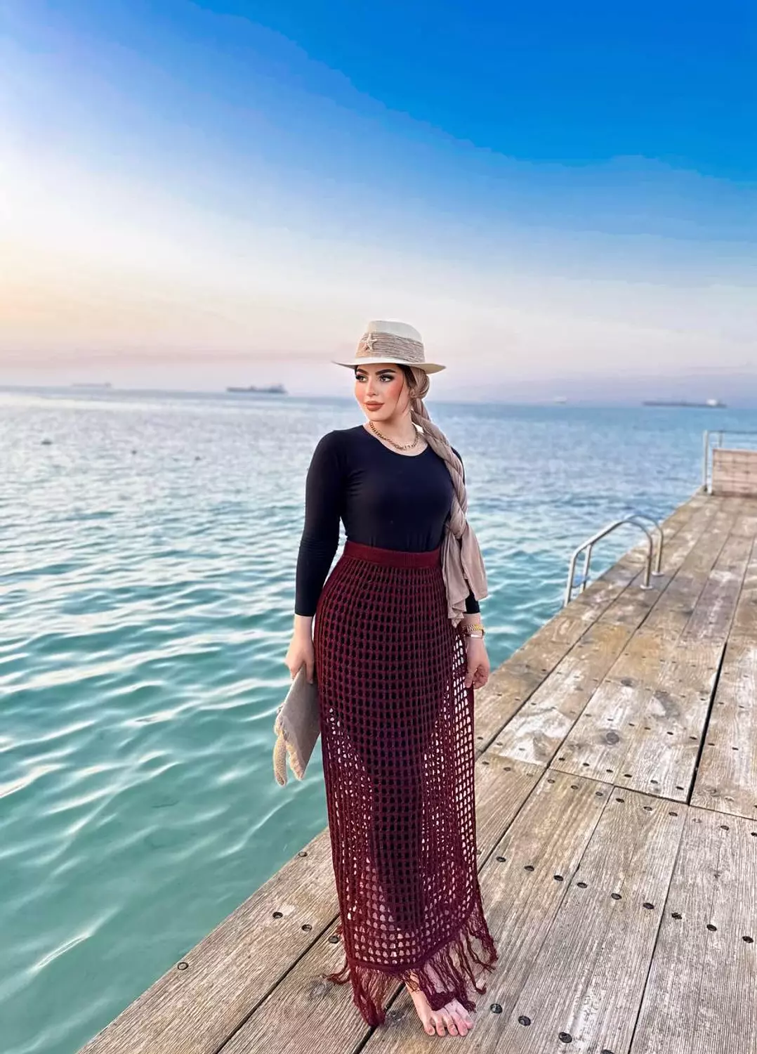 Mesh tricot skirt 2