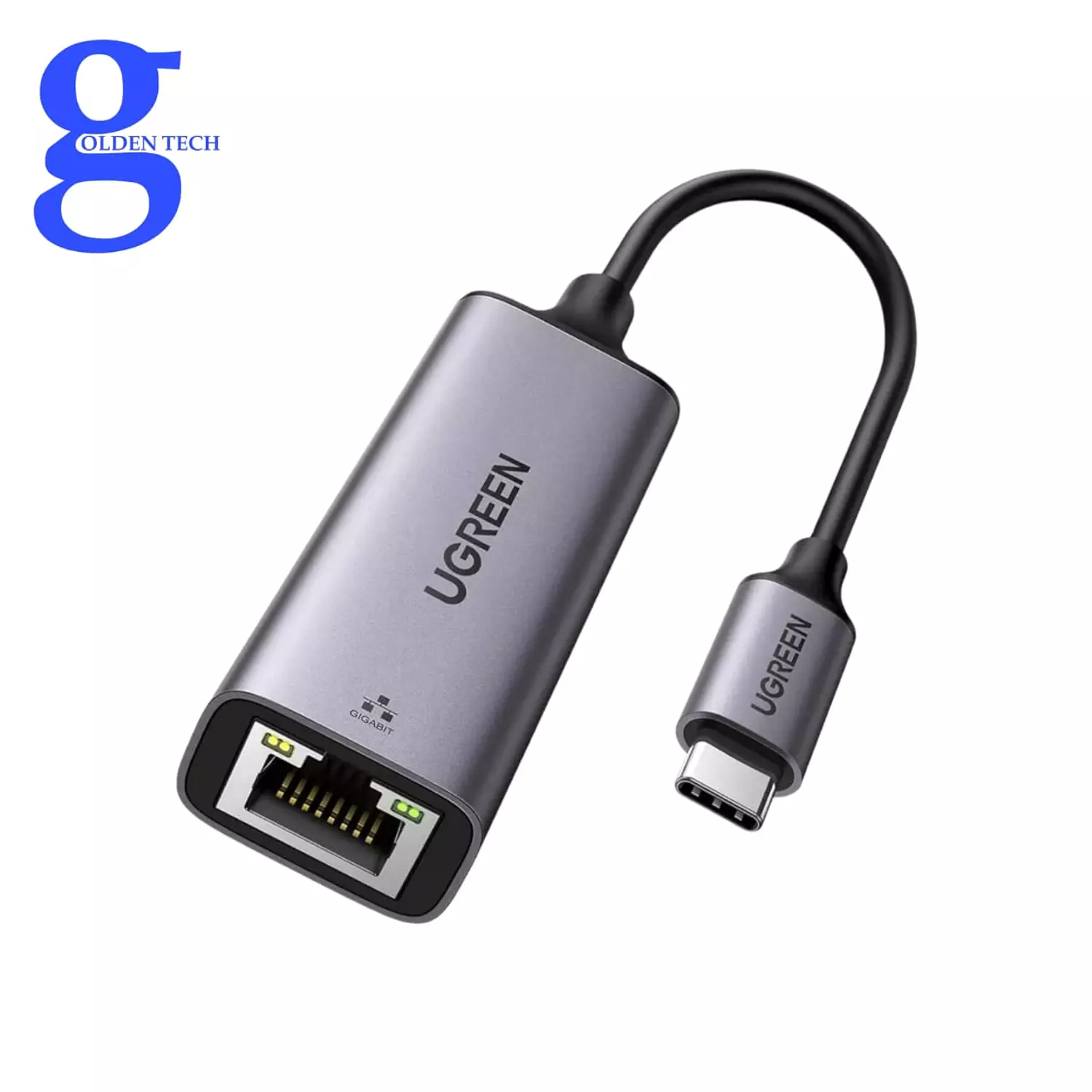UGREEN USB-C to Ethernet RJ45 to Thunderbolt 3 Type-C Gigabit Adapter, 1000Mbps LAN Adapter Compatible with Mac Pro AirPad Pro AirPad Pro Surface Book Chromebook Dell XPS Galaxy S20, S10 image