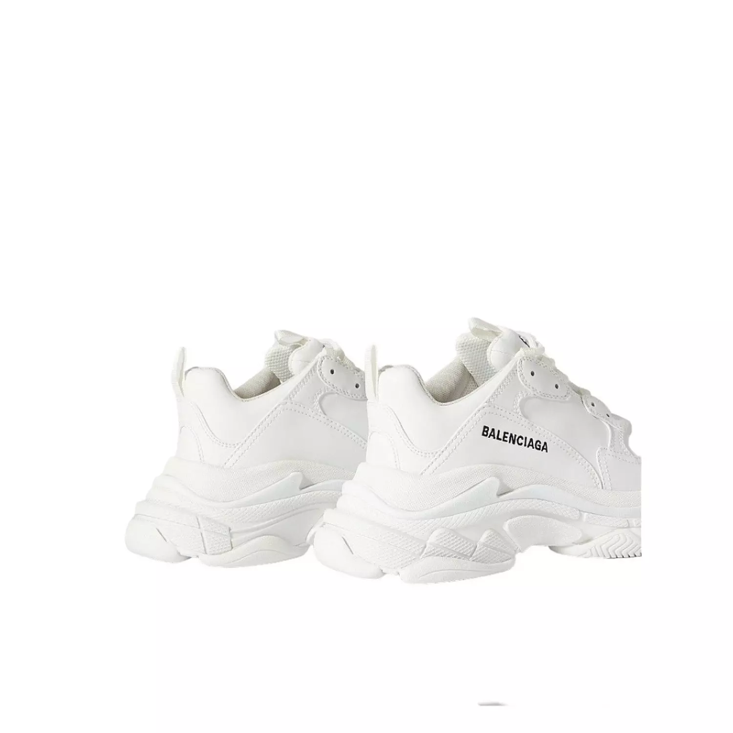 Balenciaga Triple S Synthetic Leather Triple White 2