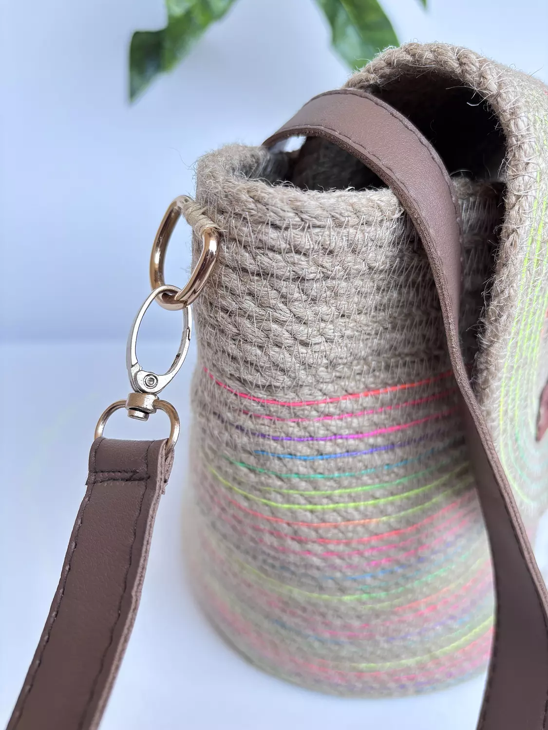 Boho Breeze Jute Basket Bag 5