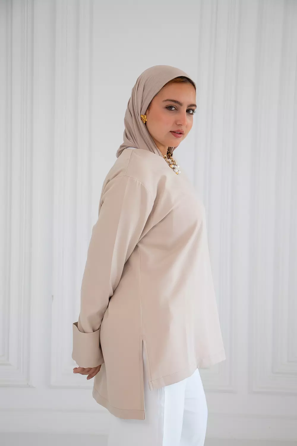 Rosa high and low blouse 13