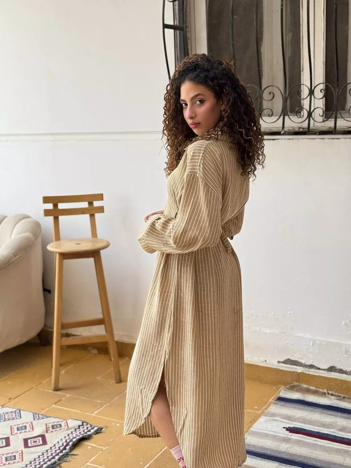 Long Striped Dress  image