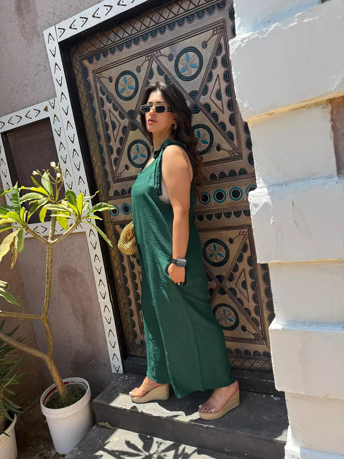 over size linen jumpsuit  8