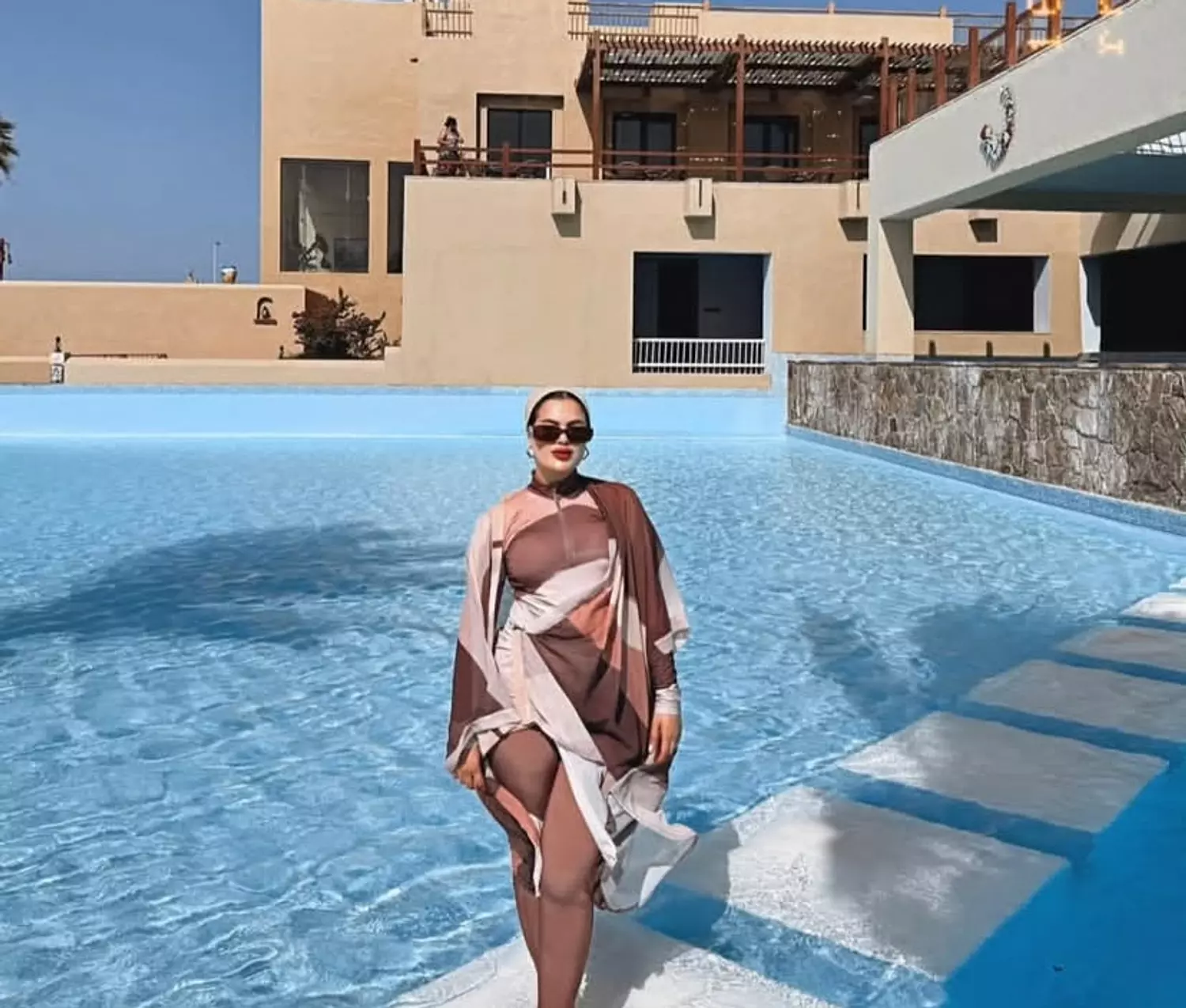 shades of brown burkini  image
