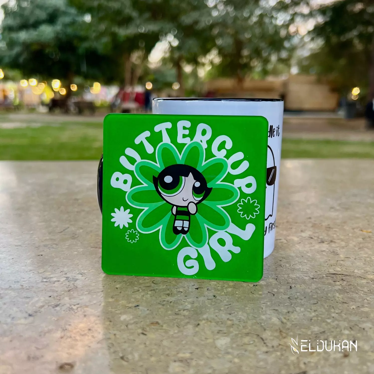 buttercup girl coaster image