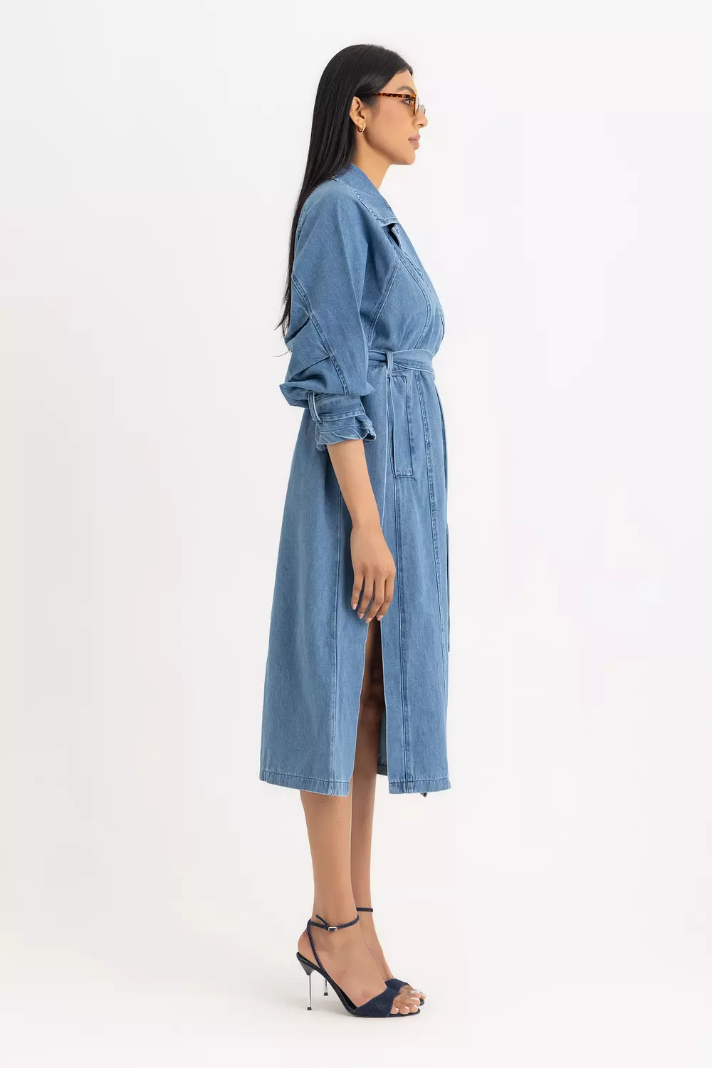 The Sophia Denim Trench Coat 3