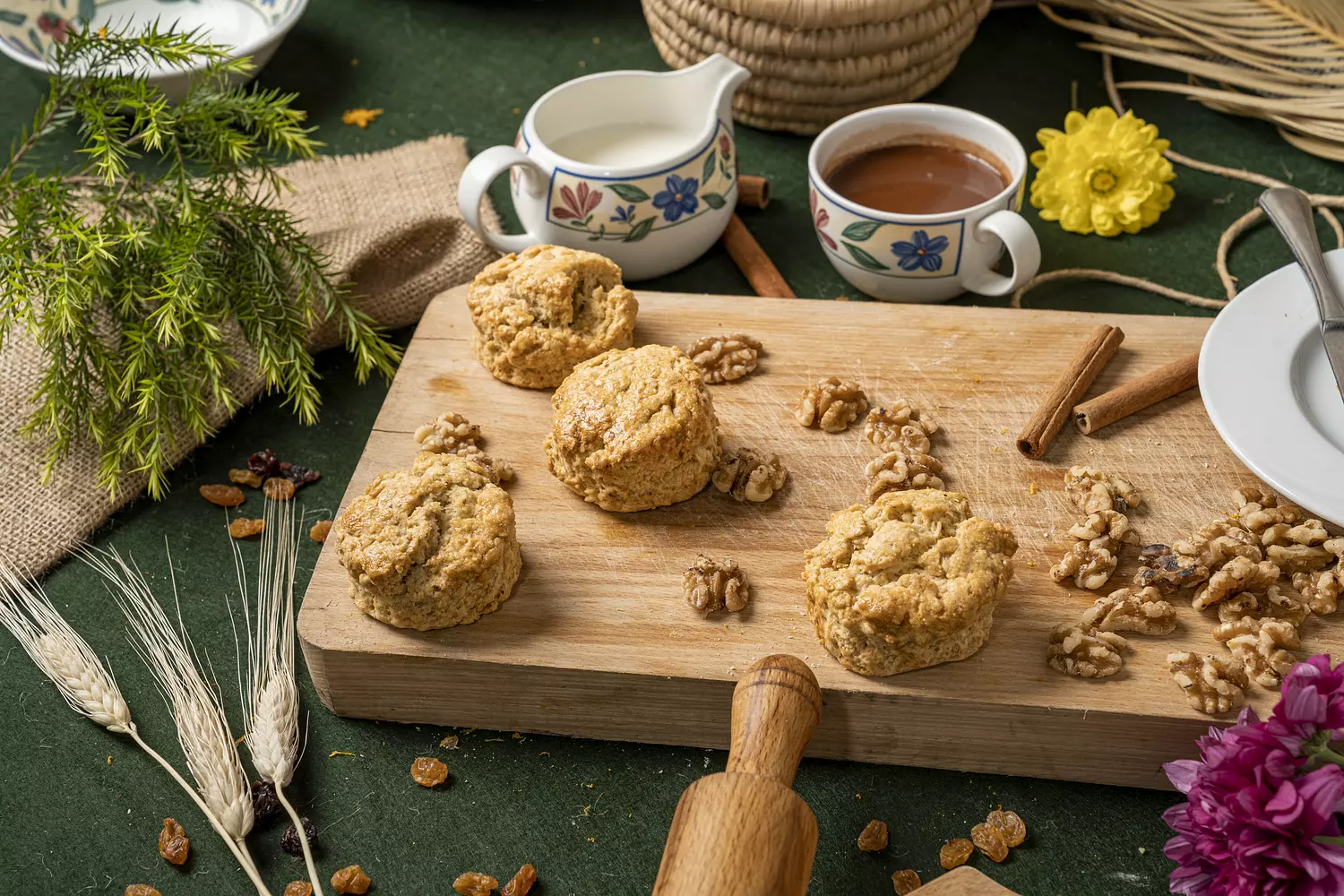 Cinnamon Raisin Tea Scones 2
