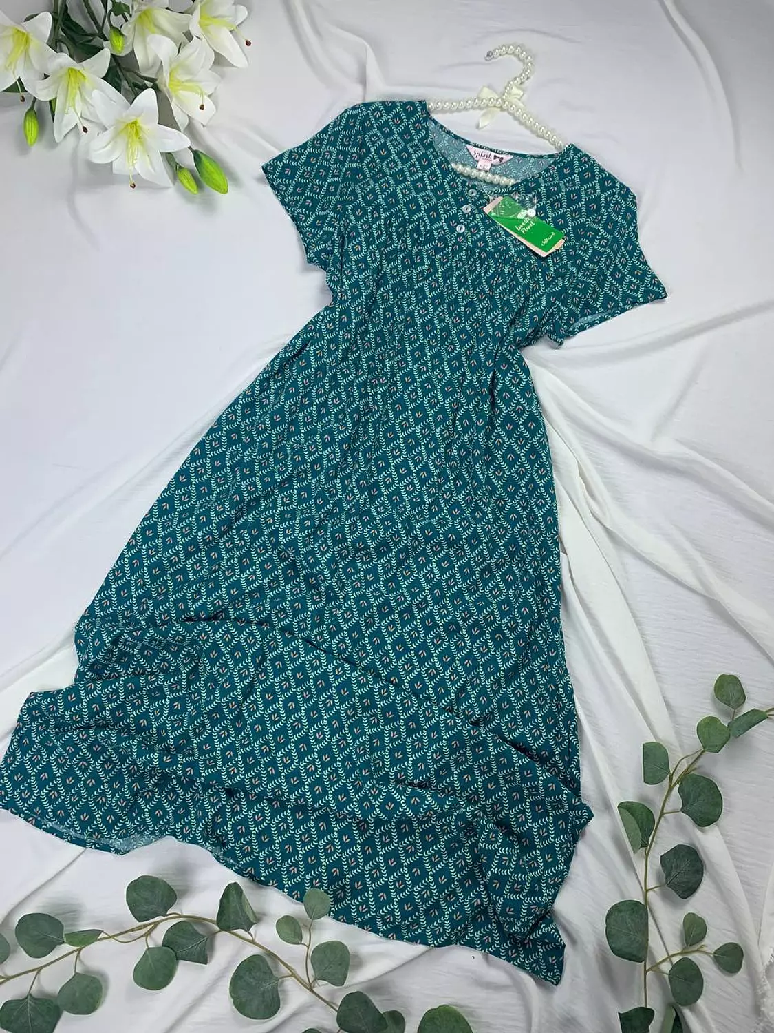 Cotton viscose sleeping shirt from Splash image