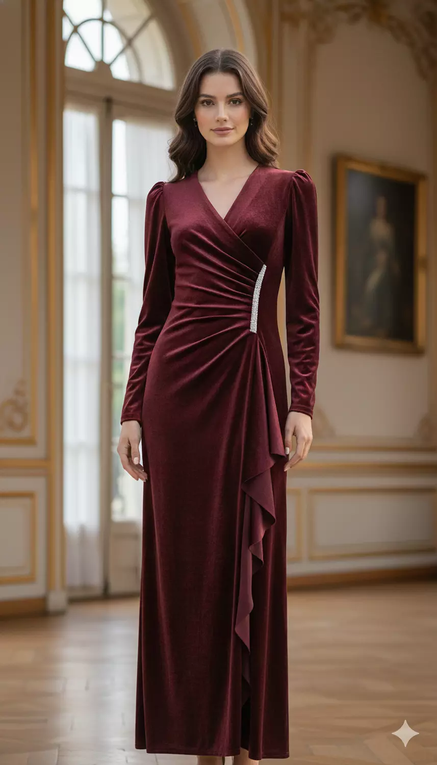Velvet dress  image