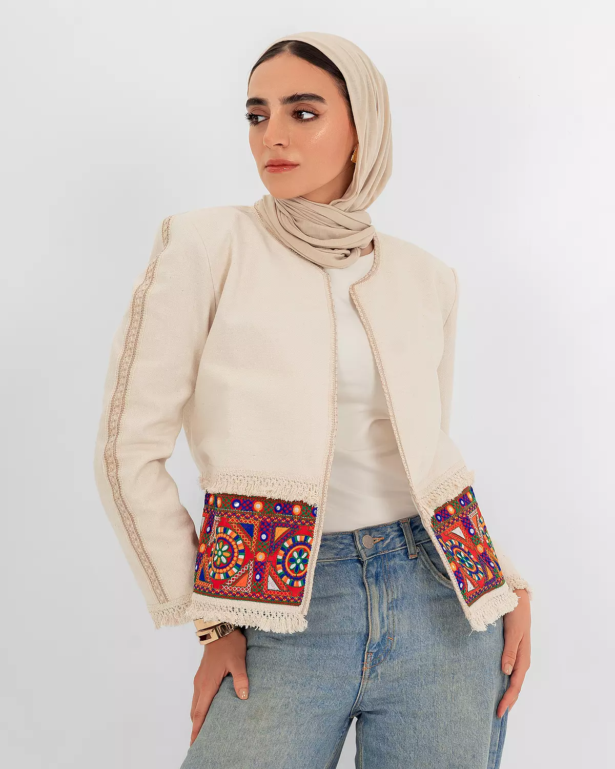 Tribal embroidered Jacket image