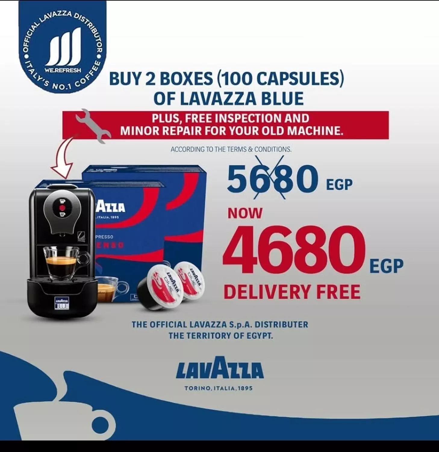 2 Box of 100 Intenso Blue capsules offer image