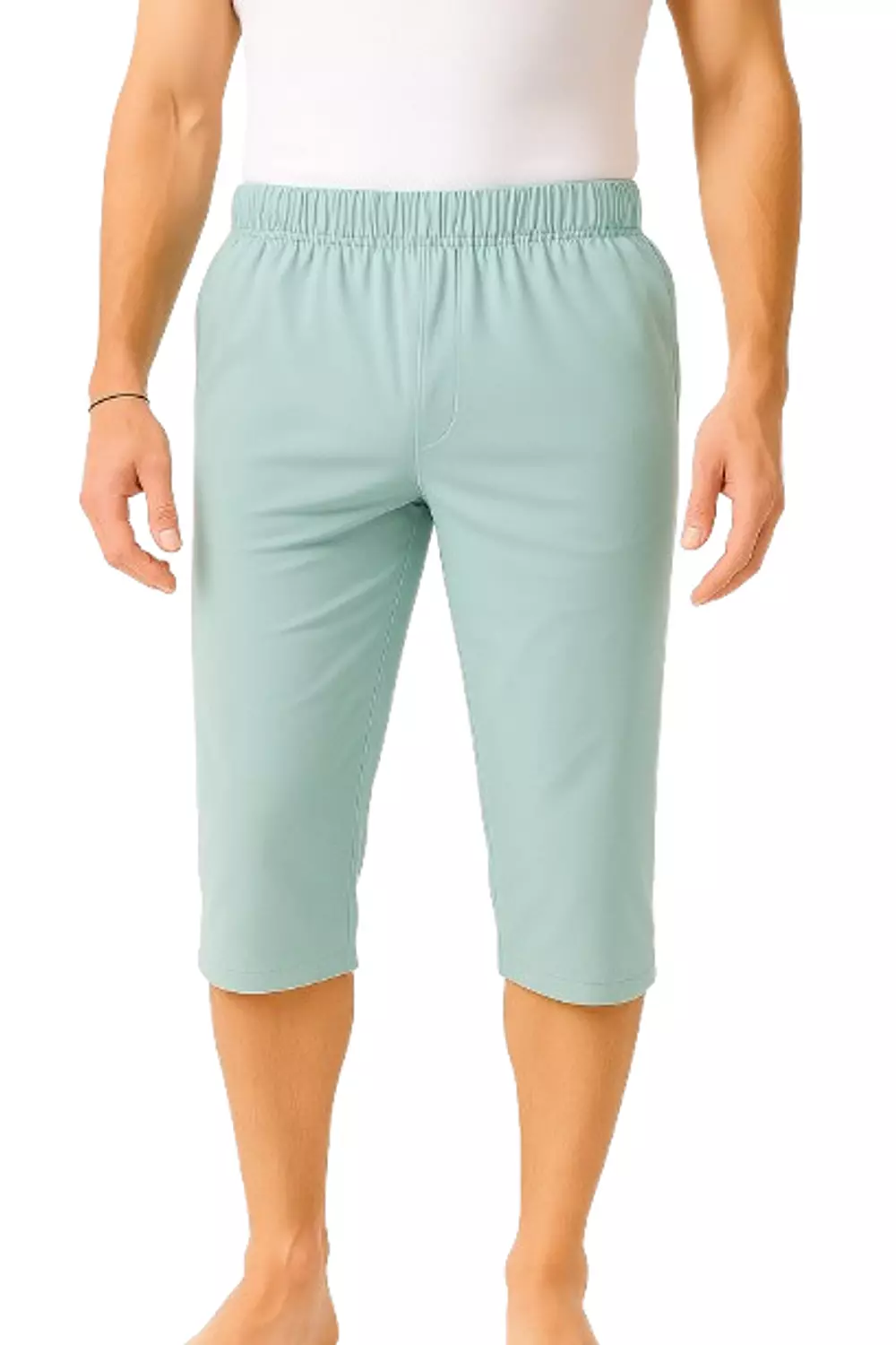 Cotton Plain Long Short - 5016 - Mint Green image