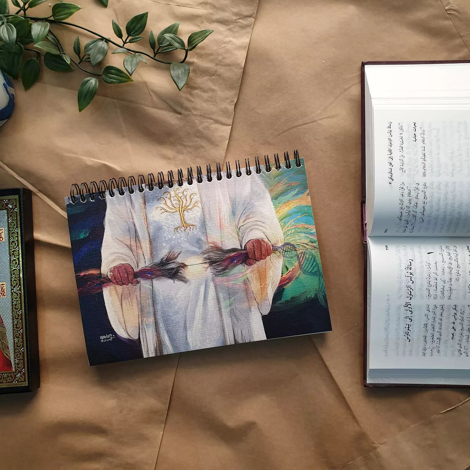 فتيلة مدخنة لا يطفئ  - Notebook-softcover image