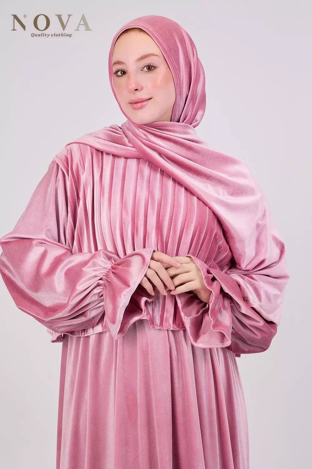 Rose pink Velvet Wave 2