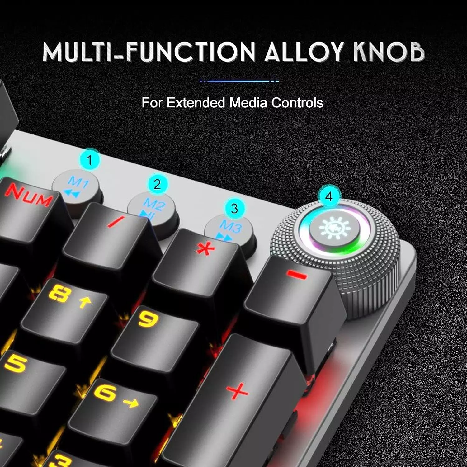 Mechanical Gaming Keyboard Aula F2088 with RGB lights - 108-Key  2