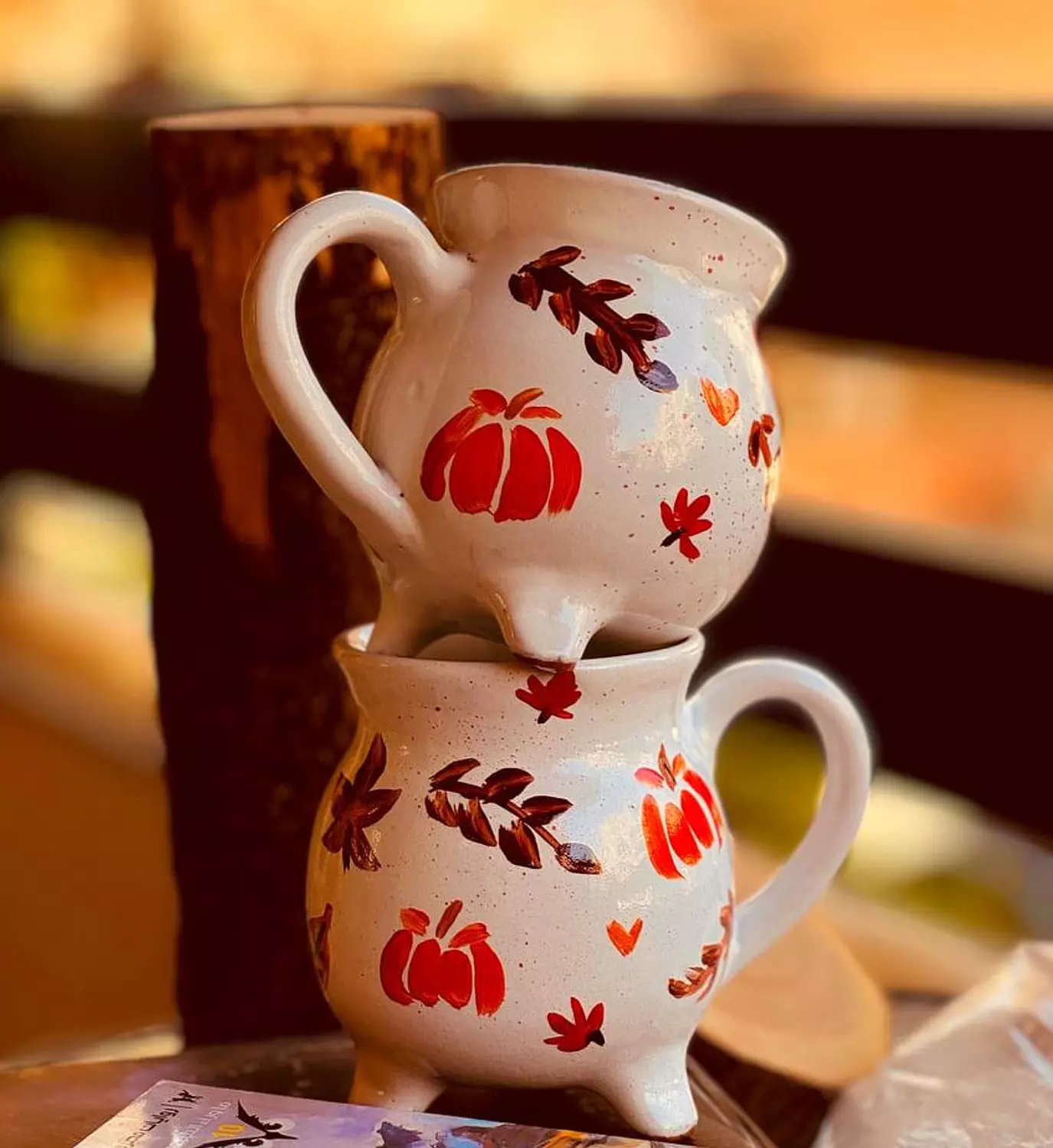 Pumpkin claudron mug image