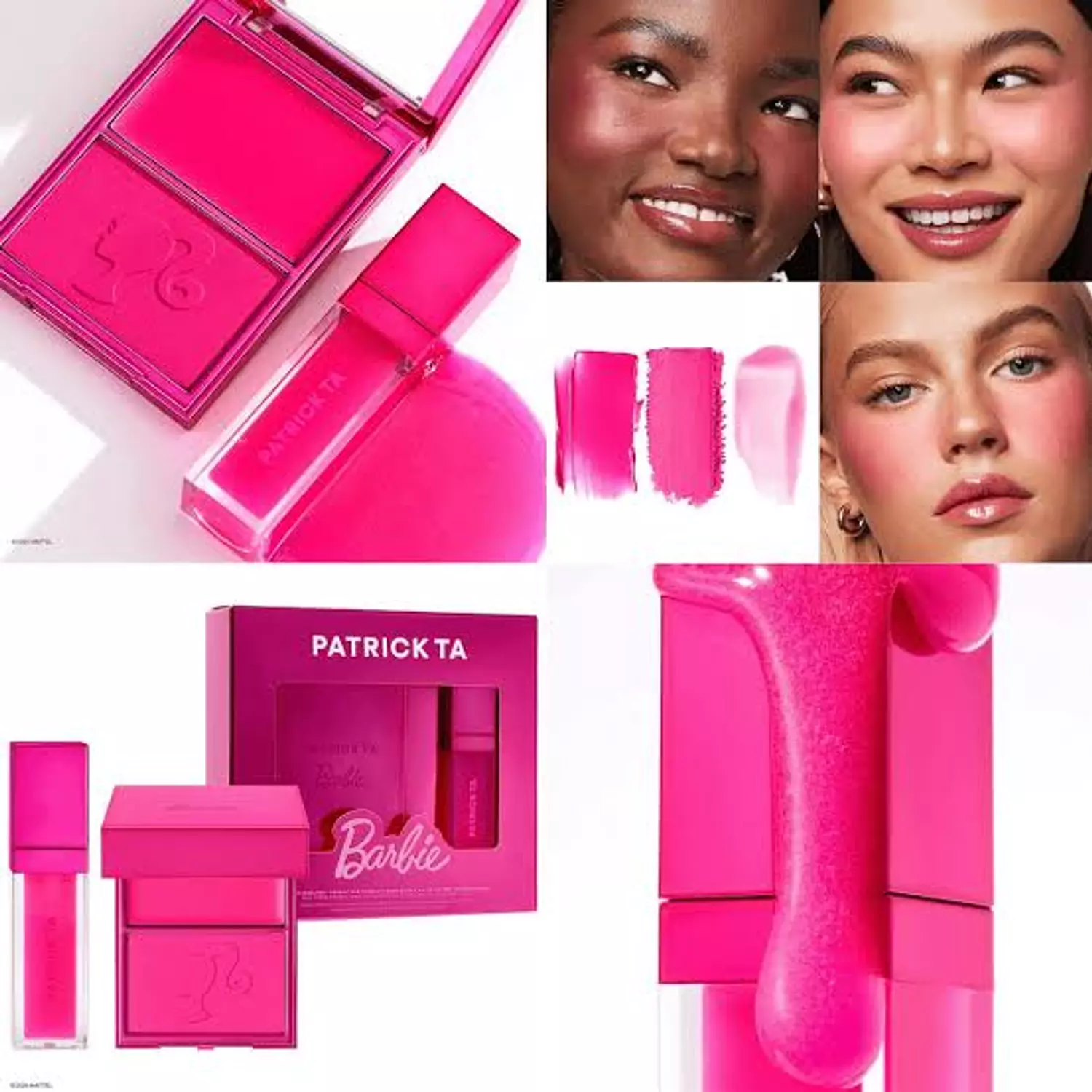Patrick Ta x Barbie™ Blush Duo and Lip Plumper Set 2