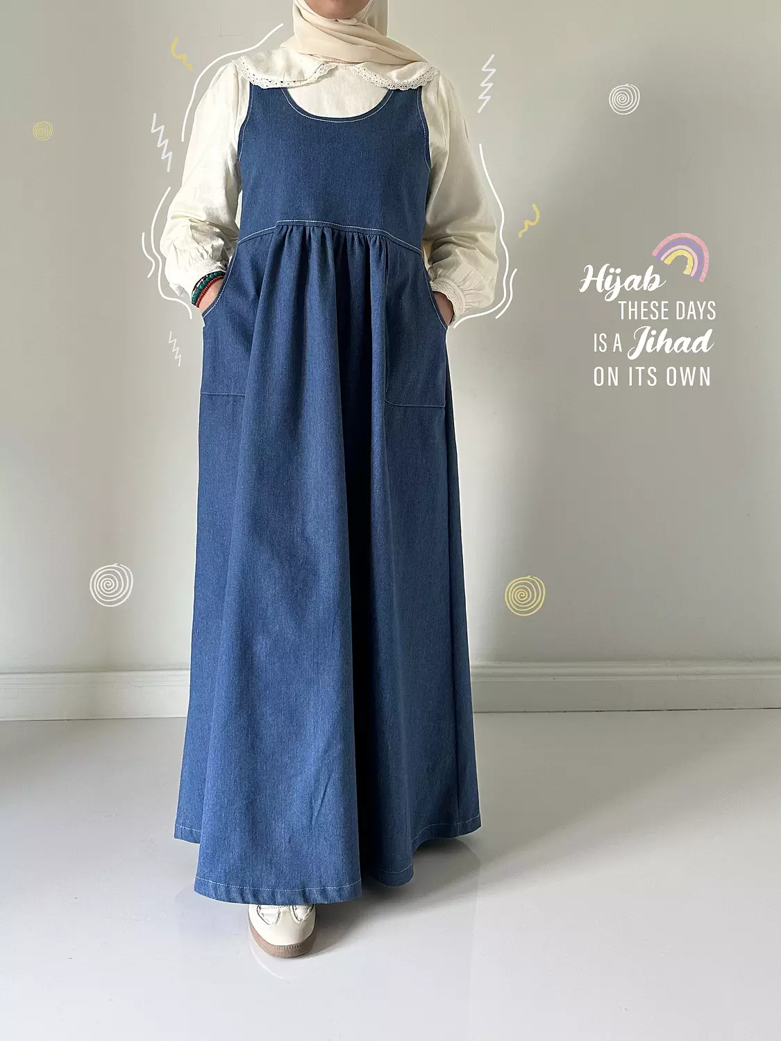 Denim dress (T)  2