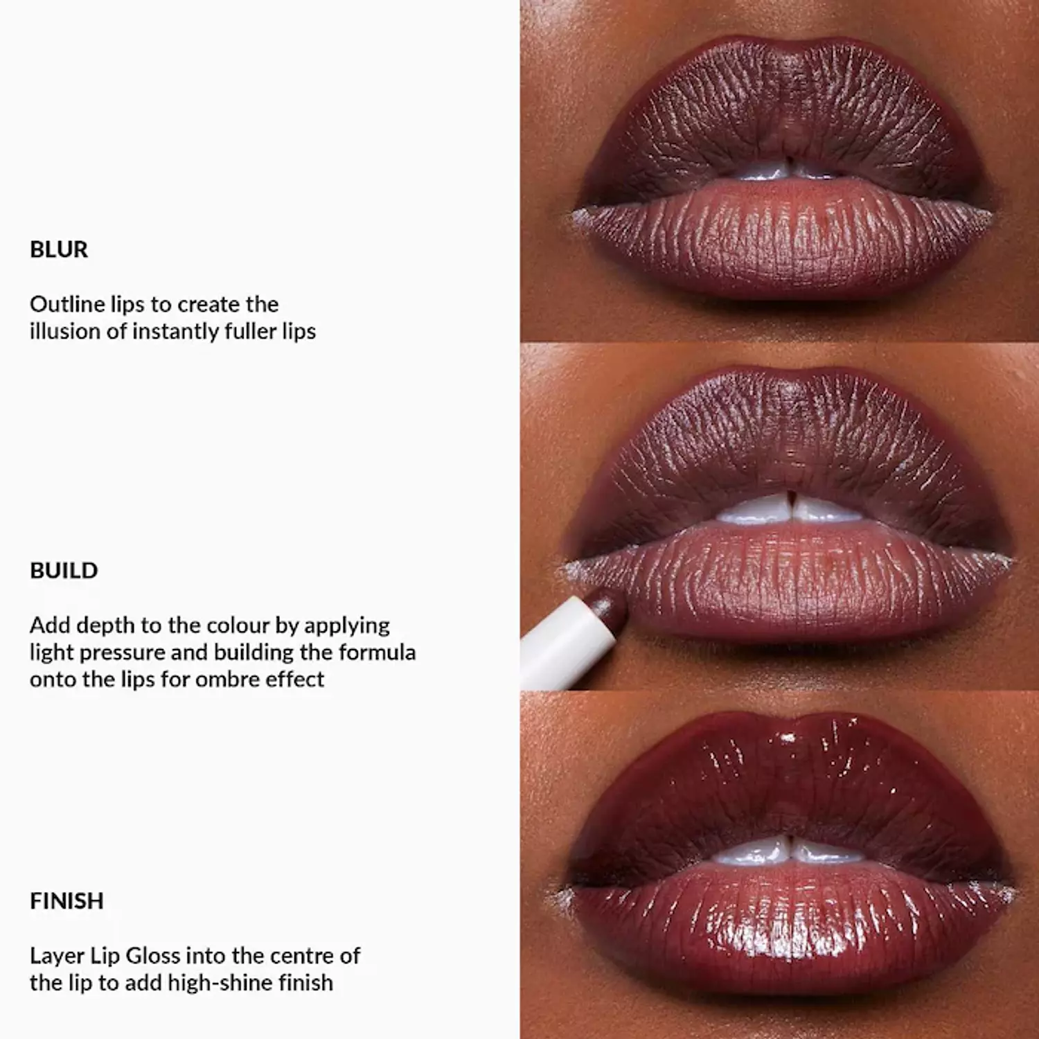 REFY Plum Lip Liner and Gloss Collection 4