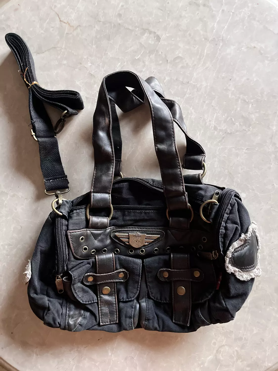 Cute black diesel bag image