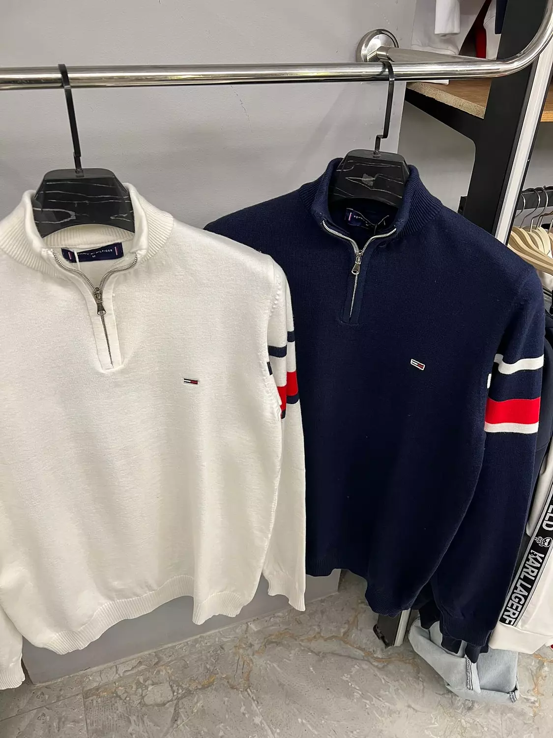 TOMMY HILFIGER PULLOVER WITH QUARTER ZIPPER 5