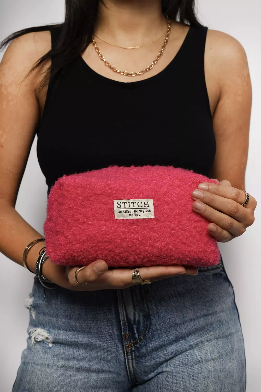 Hot Pink Makeup bag image