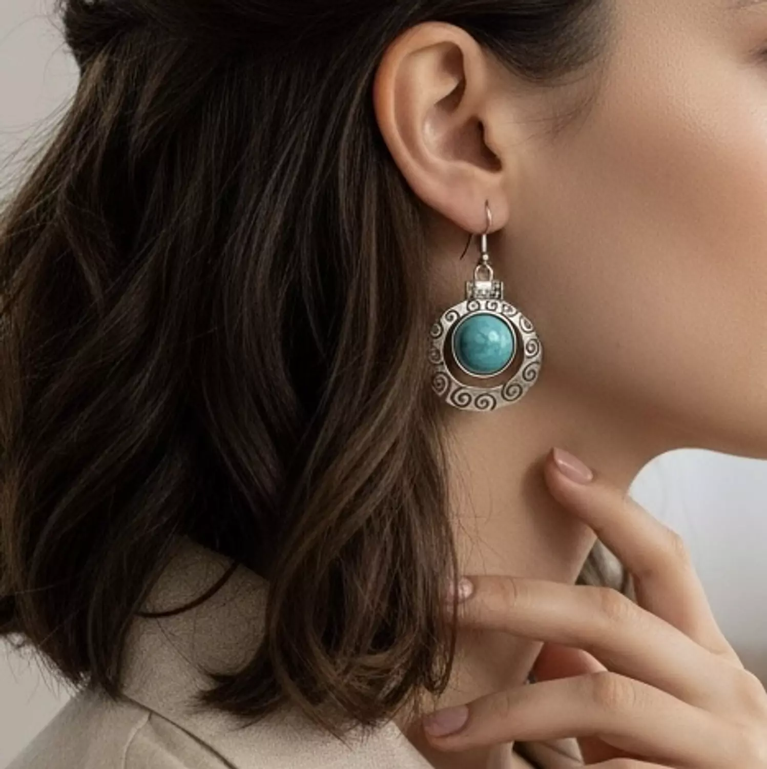 Boho Breeze Dangle Earrings hover image