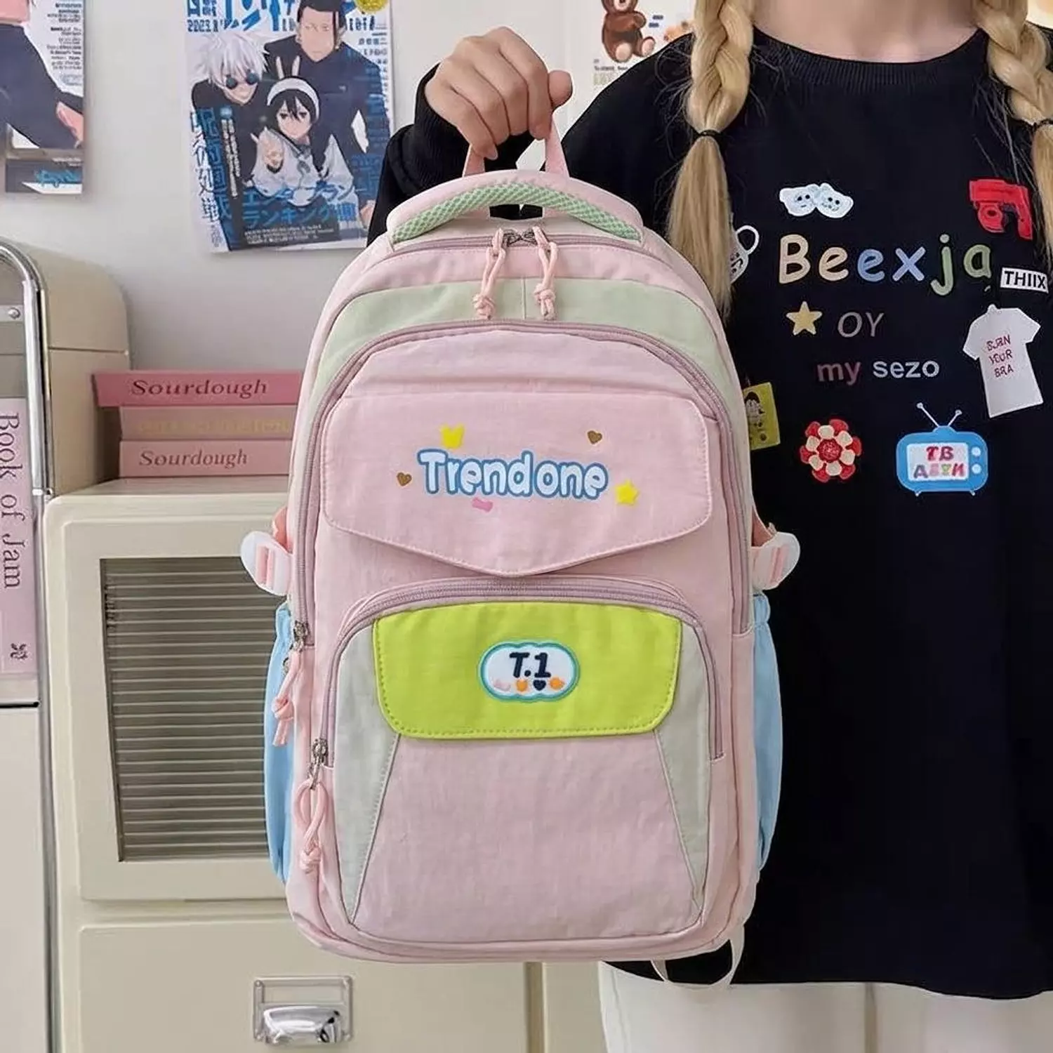 Colorful Back Bag   image