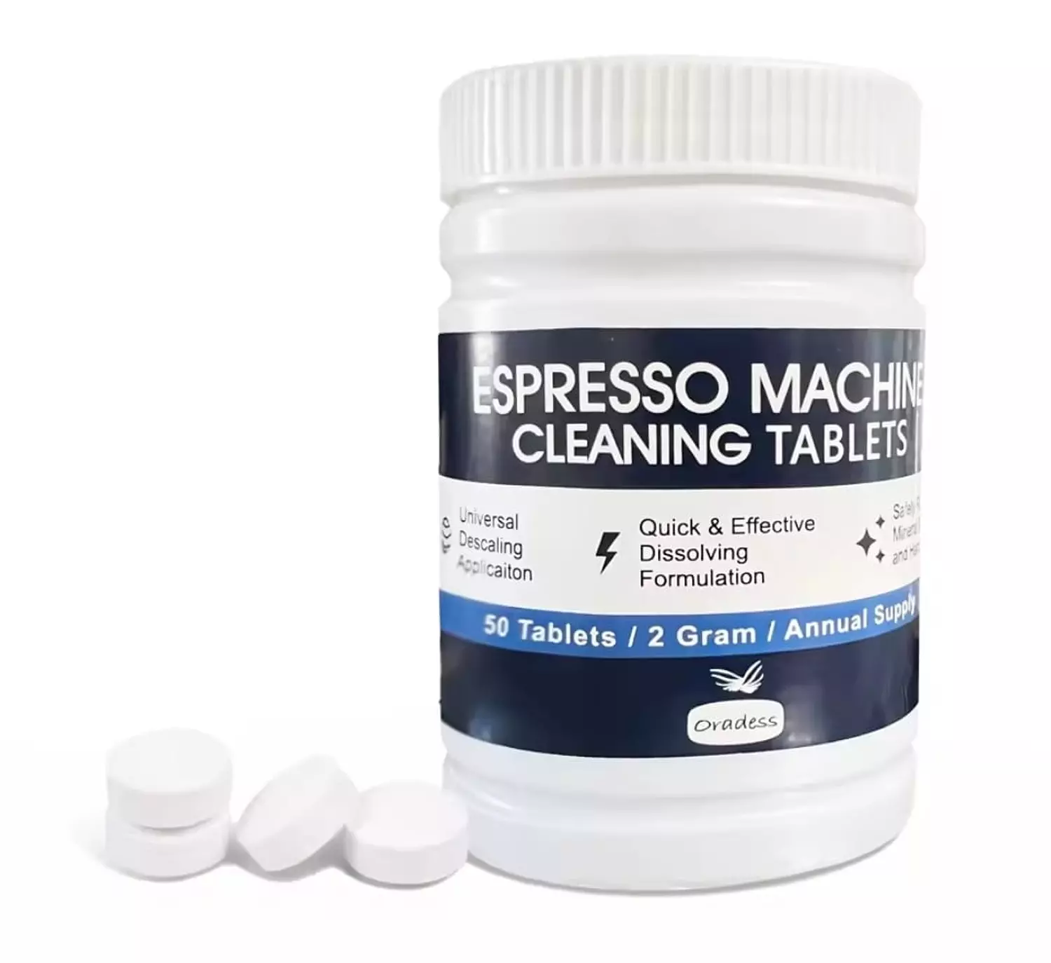  اقراص لتنظيف ماكينة القهوة، يزيل الشحوم والبقايا من الأنابيب، مناسب لماكينة القهوة الأوتوماتيكية بالكامل وشبه الأوتوماتيكية image