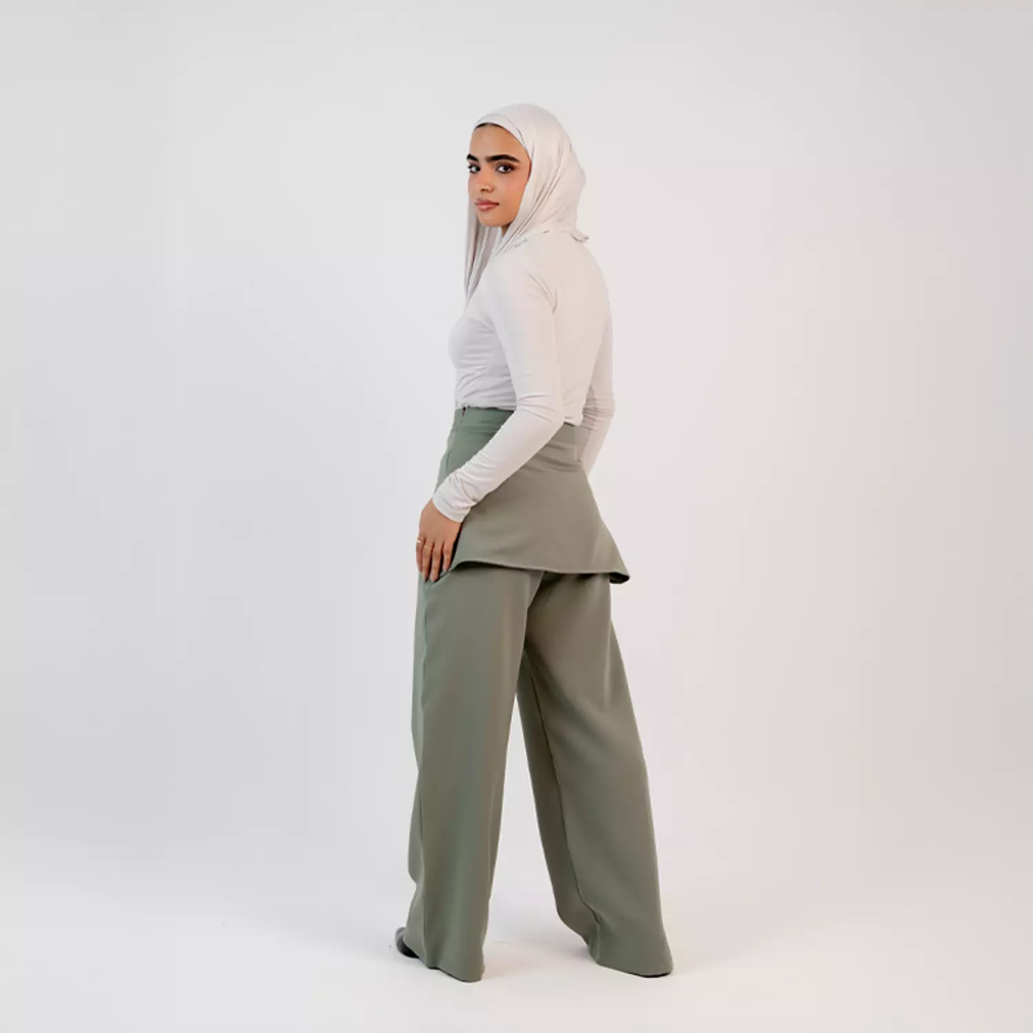 Skirt pants rozaline - Olive  hover image