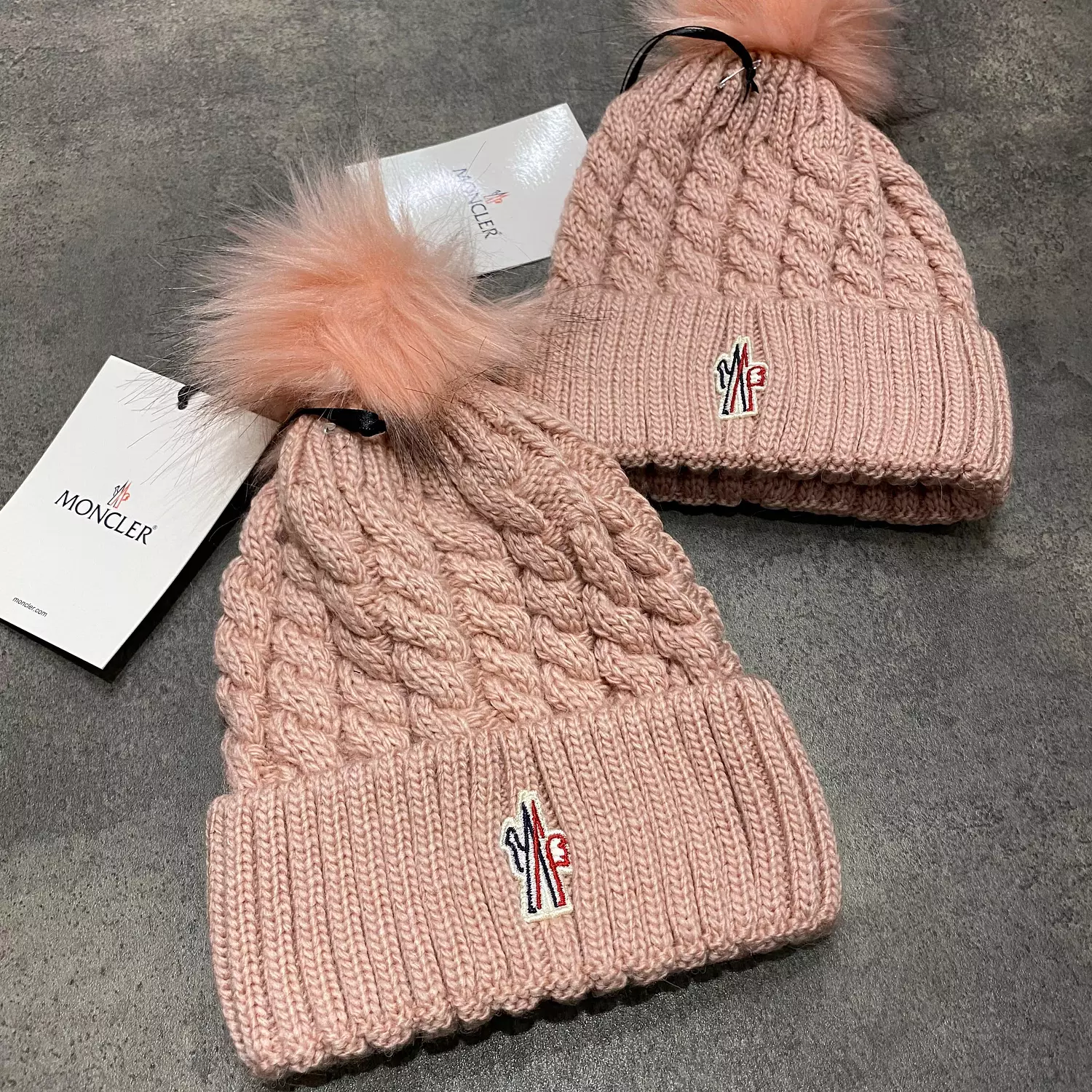 Moncler Grenoble Pompom Beanie-PINK-329764 image