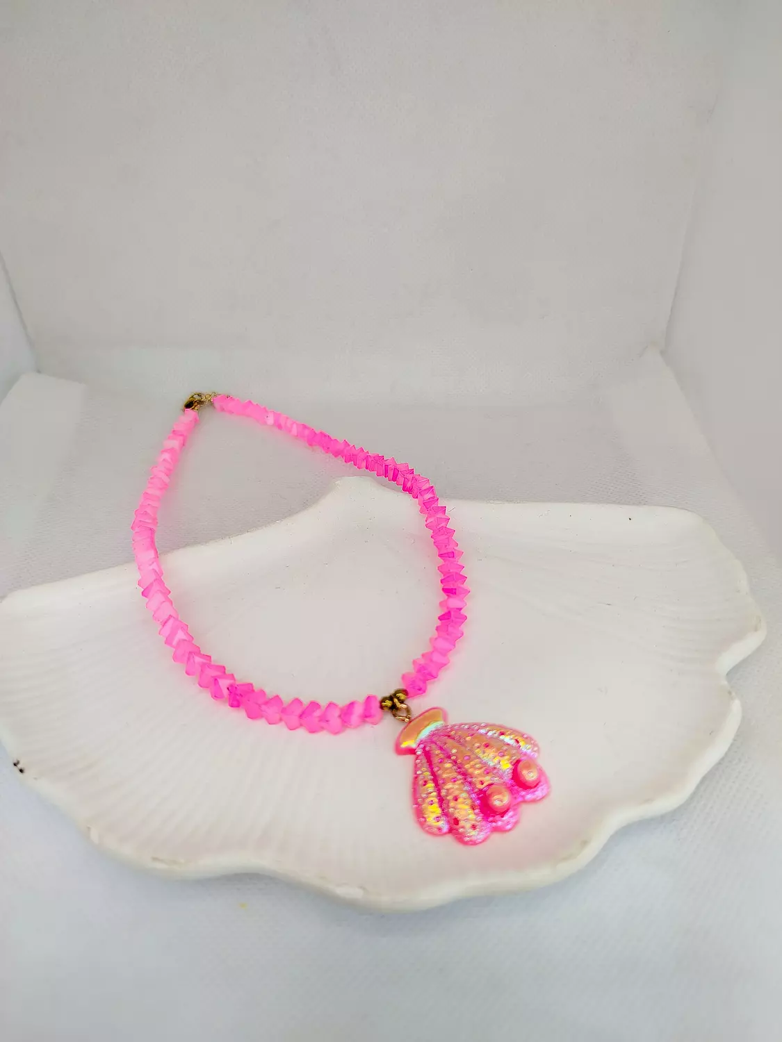 Fuchia necklace  image