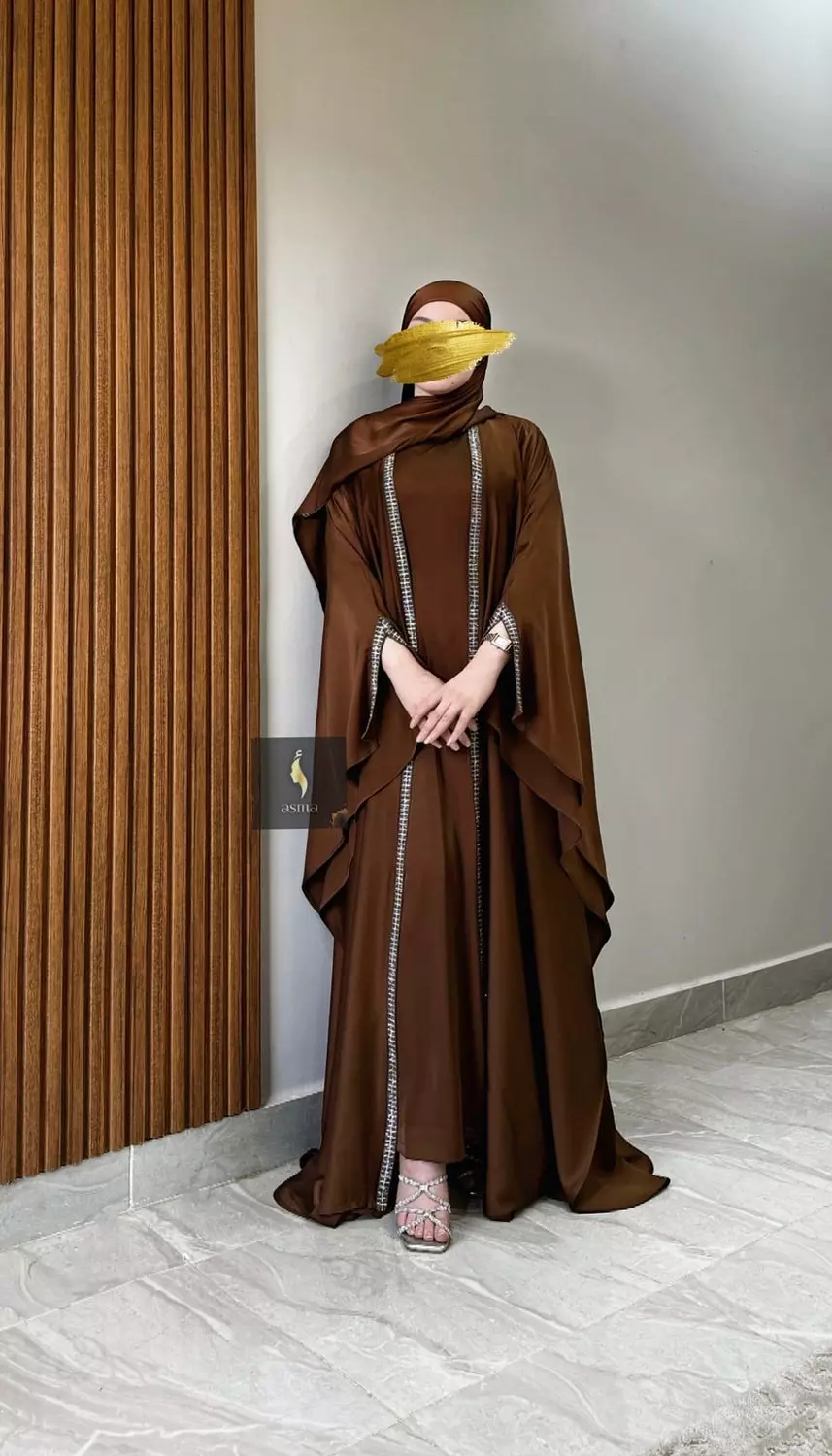 Brown Stain Abaya 1