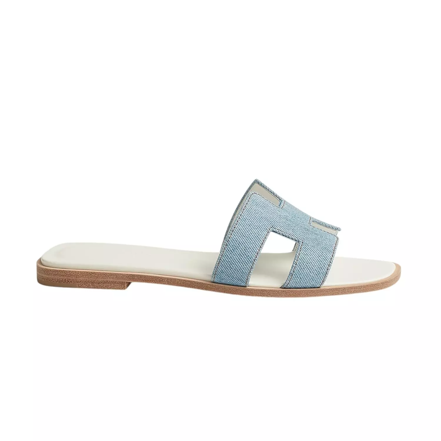 Hermes Oran sandal Bleu Clair image